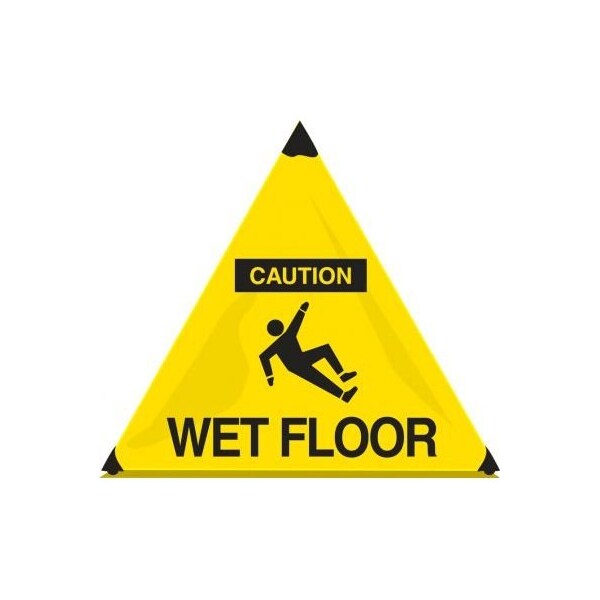 Accuform OSHA CAUTION HANDY CONE FLOOR SIGNS PFT182 PFT182 - main
